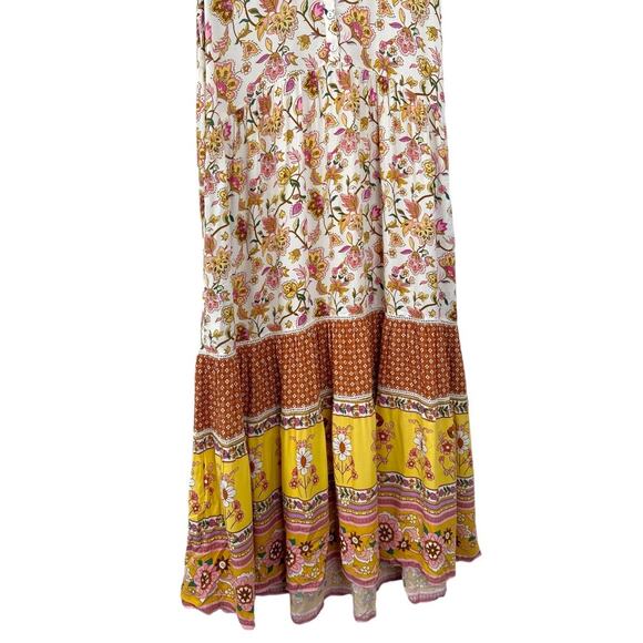 Spell & The Gypsy Portobello Road Babydoll Midi Dress Size XS - Picture 3 of 9